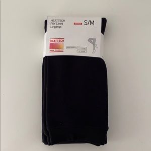 NEW Uniqlo S/M Heattech Pile Lined Leggings